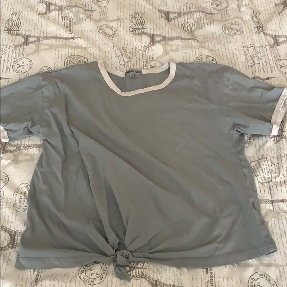 Women’s Charlotte Russe blue crop top